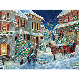 Holiday Joy Caroling 500 Piece Jigsaw Puzzle