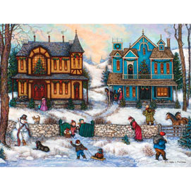 Christmas Day Visitor 300 Large Piece Jigsaw Puzzle