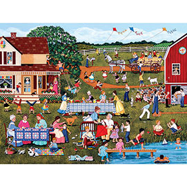Annual Family Reunion 300 Large Piece Jigsaw Puzzle