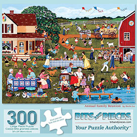 Annual Family Reunion 300 Large Piece Jigsaw Puzzle