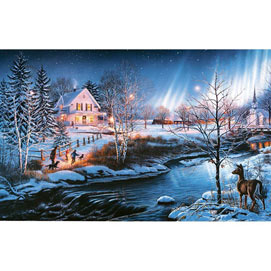 All Is Bright 1000 Piece Glow-In-the-Dark Jigsaw Puzzle