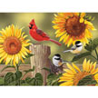 Sunflowers and Songbirds 500 Piece Jigsaw Puzzle