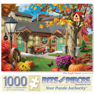 The Maple House 1000 Piece Jigsaw Puzzle
