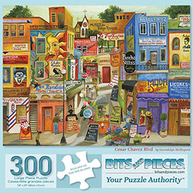 Cesar Chavez Blvd 300 Large Piece Jigsaw Puzzle