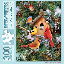 Winter Birds 300 Large Piece Jigsaw Puzzle