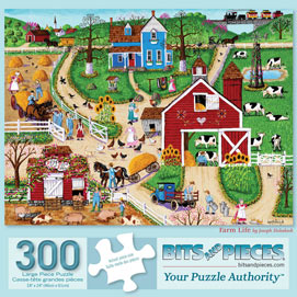 Farm Life 300 Large Piece Jigsaw Puzzle