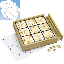 Set of 2: Sudoku Board with Refill Table Game