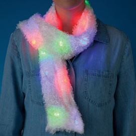 LED Flashing Scarf