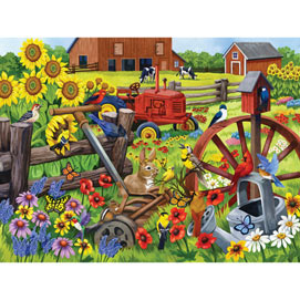 Singing In the Meadow 300 Large Piece Jigsaw Puzzle