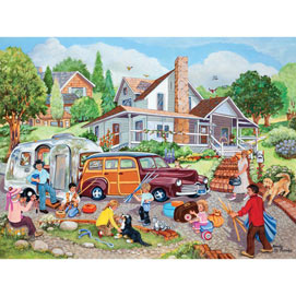 Departure Day 300 Large Piece Jigsaw Puzzle