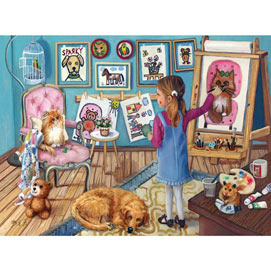 The Artist 300 Large Piece Jigsaw Puzzle