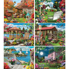 K1 Puzzles The Art of Alan Giana on a Clear Day 1000pc Jigsaw for sale online 