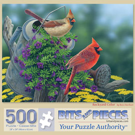 Backyard Color 500 Piece Jigsaw Puzzle