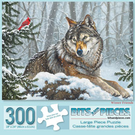 Winter Friends 300 Large Piece Jigsaw Puzzle