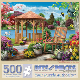 Floral Fantasy 500 Piece Jigsaw Puzzle