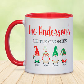 Personalized Little Gnomies Mug