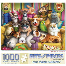 Cute Pets 1000 Piece Jigsaw Puzzle