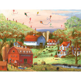 Beagles and Kites 1000 Piece Jigsaw Puzzle