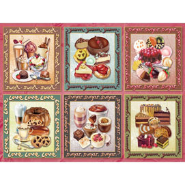 Chocolate Delight Quilt 500 Piece Jigsaw Puzzle