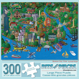 Boston 300 Large Piece Jigsaw Puzzle