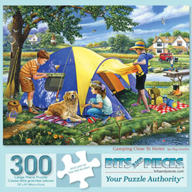 Camping Close To Home 300 Large Piece Jigsaw Puzzle