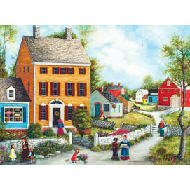 Country Village 1000 Piece Jigsaw Puzzle