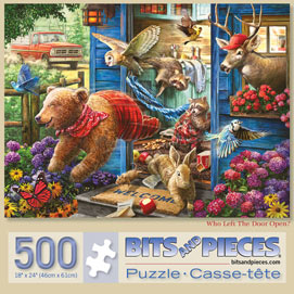 Who Left the Door Open? 500 Piece Jigsaw Puzzle
