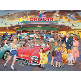 Willy's Drive-In 500 Piece Jigsaw Puzzle