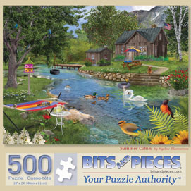 Summer Cabin 500 Piece Jigsaw Puzzle