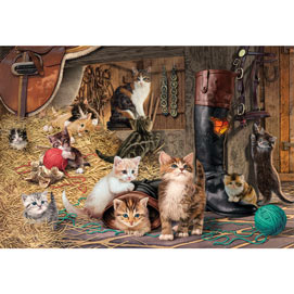 Kitten Capers 300 Large Piece Jigsaw Puzzle