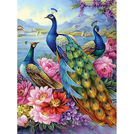 Peacock Puzzle - 1000 Piece Jigsaw Puzzle
