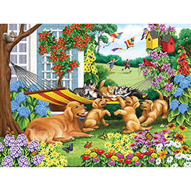 Let's Share the Hammock 300 Large Piece Jigsaw Puzzle