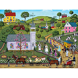 Valley Wedding 300 Large Piece Jigsaw Puzzle