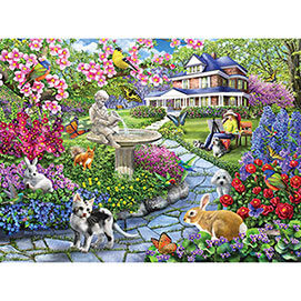 Spring Gardens 300 Large Piece Jigsaw Puzzle