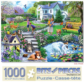 Lily Pond 1000 Piece Jigsaw Puzzle