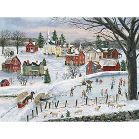 The Red Sleigh 500 Piece Jigsaw Puzzle