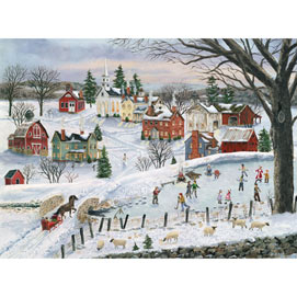 The Red Sleigh 1000 Piece Jigsaw Puzzle