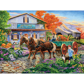 Bringing in the Harvest 500 Piece Jigsaw Puzzle