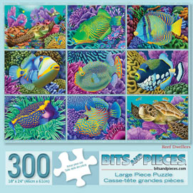 Reef Dwellers 300 Large Piece Jigsaw Puzzle