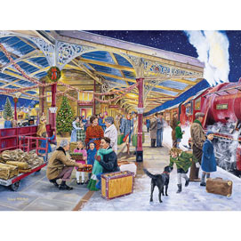 Coming Home for Christmas 300 Large Piece Jigsaw Puzzle