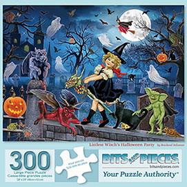 Littlest Witch's Halloween Party 300 Large Piece Jigsaw Puzzle