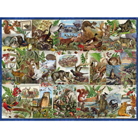 Wildlife Collage 500 Piece Jigsaw Puzzle