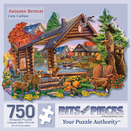 Autumn Retreat 750 Piece Shaped Jigsaw Puzzle