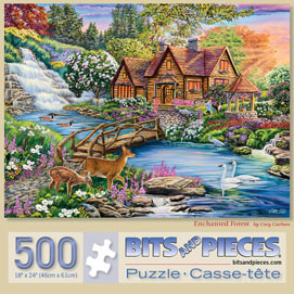 Enchanted Forest 500 Piece Jigsaw Puzzle