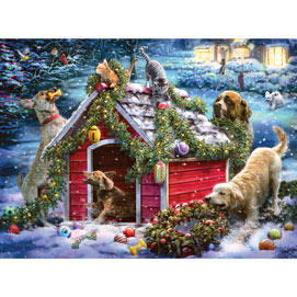 Helping with the Decorations 300 Large Piece Jigsaw Puzzle
