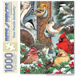 Winter Bird Friends 1000 Piece Jigsaw Puzzle