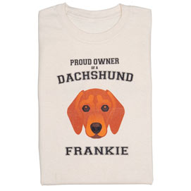 Personalized Proud Owner Dog Breed T-Shirt