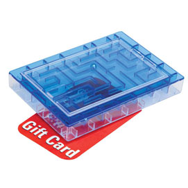 Gift Card Maze Blue Money Holder