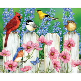 Picket Fence Pals 300 Large Piece Jigsaw Puzzle