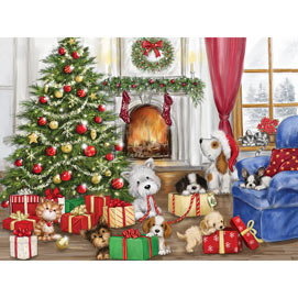 Jigsaw Twin Pack 2 x 500 Piece Jigsaw Puzzles Merry Christmas 2 Designs Included  5021196819158 